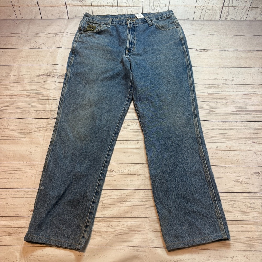 Cinch Jeans Blue Denim Pants Workwear Men's‎ Size 35x34 (Fits 34x29)